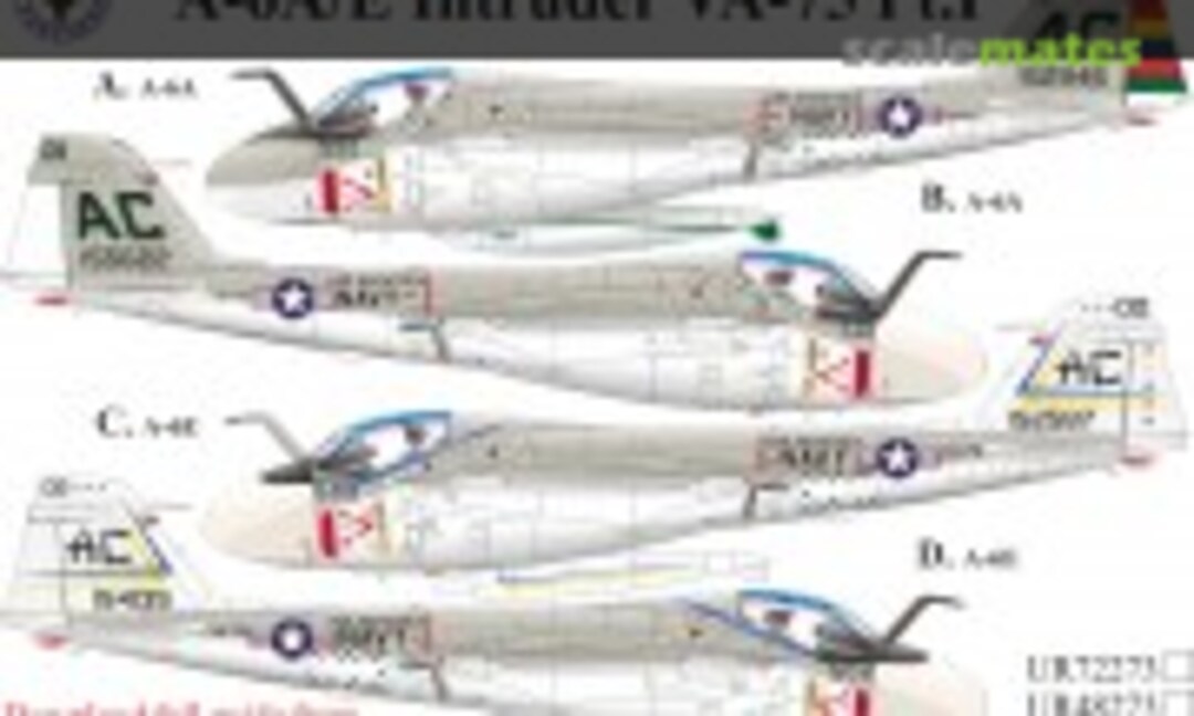1:32 A-6A/E Intruder VA-75 Pt.I with stencils (UpRise Decal UR32273) UR32273