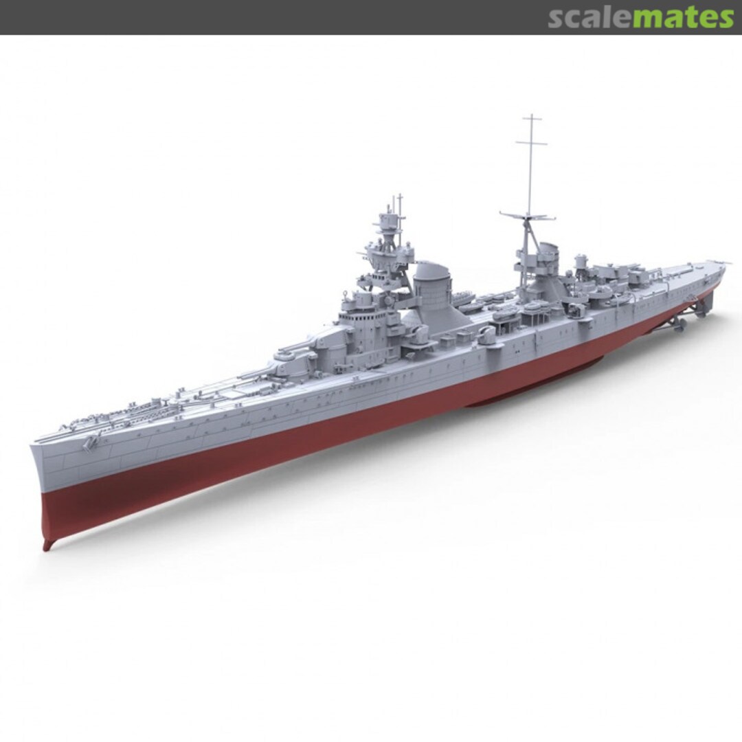 Boxart Italian Trento-class Heavy Cruiser RN Trento, 1942, Full Segmented hull  SSMODEL