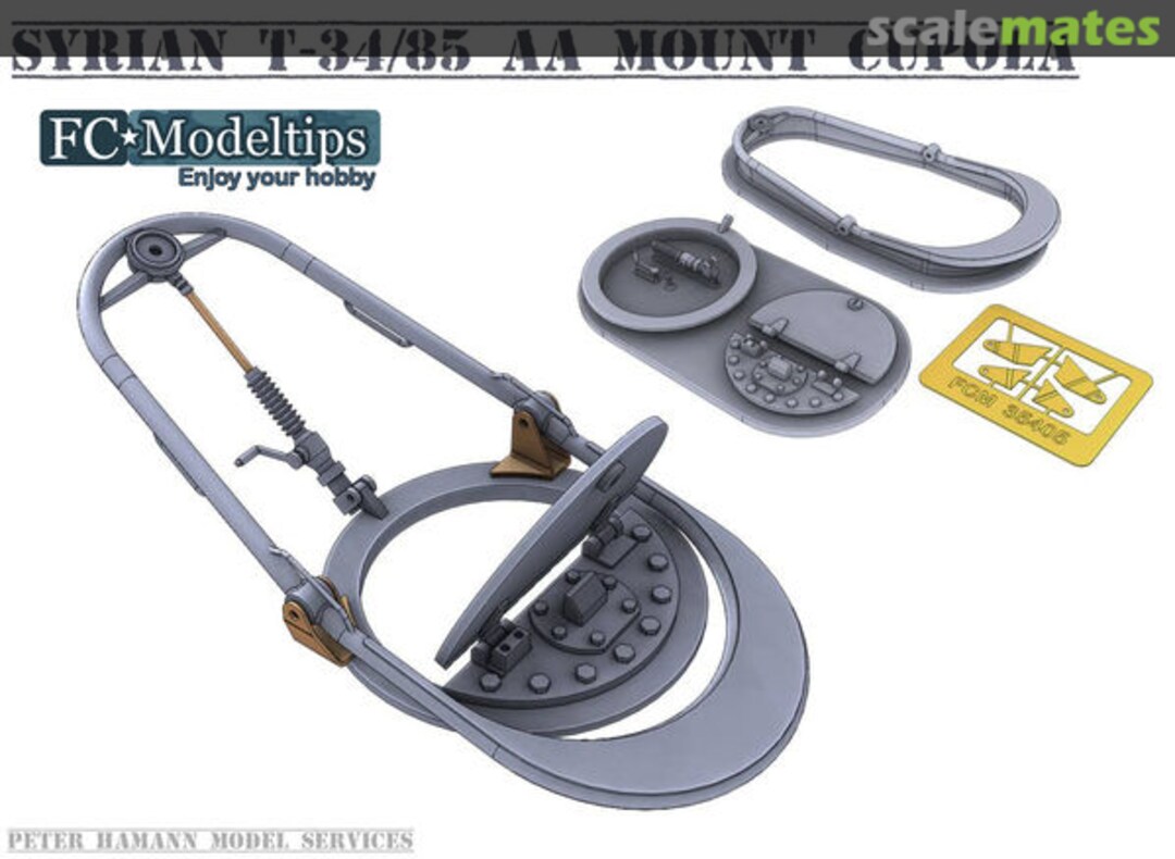 Boxart AA mount for T-34/85 35402 FC Model Trend Boxart AA mount for T-34/85 35402 FC Model Trend