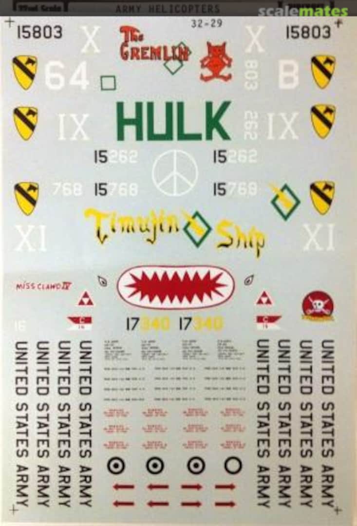 Boxart Army Helicopters 32-029 Microscale Boxart Army Helicopters 32-029 Microscale