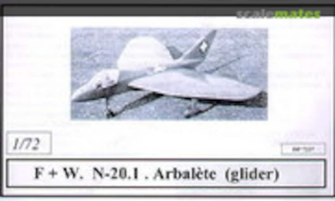 1:72 F+W. N-20.1 Arbalete (glider) (Dujin DP7237) DP7237