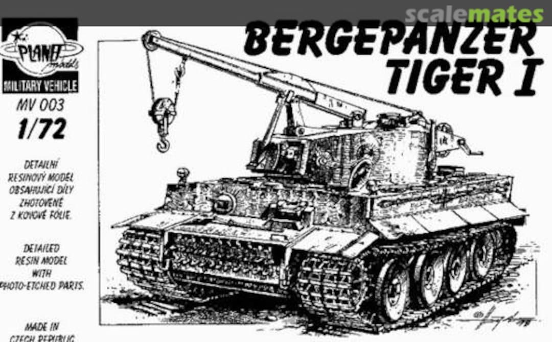 Boxart Bergenpanzer Tiger I MV003 CMK Boxart Bergenpanzer Tiger I MV003 CMK