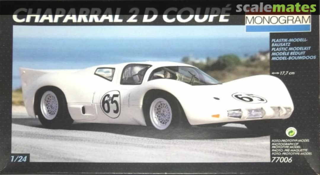 Boxart Chaparral 2D Coupe 77006 Monogram Boxart Chaparral 2D Coupe 77006 Monogram