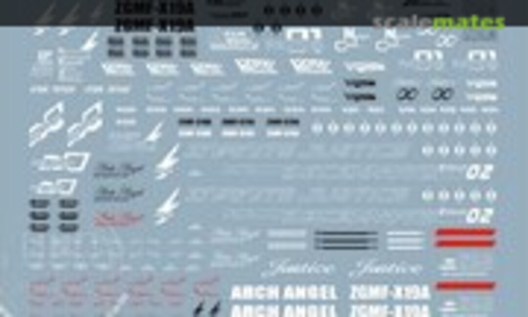 1:100 Decals for MG Infinite Justice Gundam Ver.2 (Easy Decal 61049) 61049