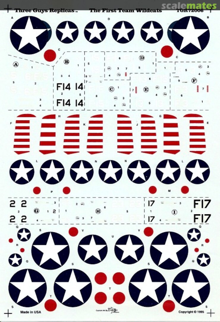 Boxart First Team Wildcats TGR72006 Three Guys Replicas Boxart First Team Wildcats TGR72006 Three Guys Replicas