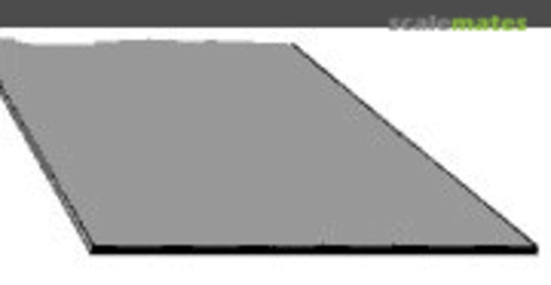 No ABS Plastic Sheet (Medium Gray) (Plastruct 91007) 91007