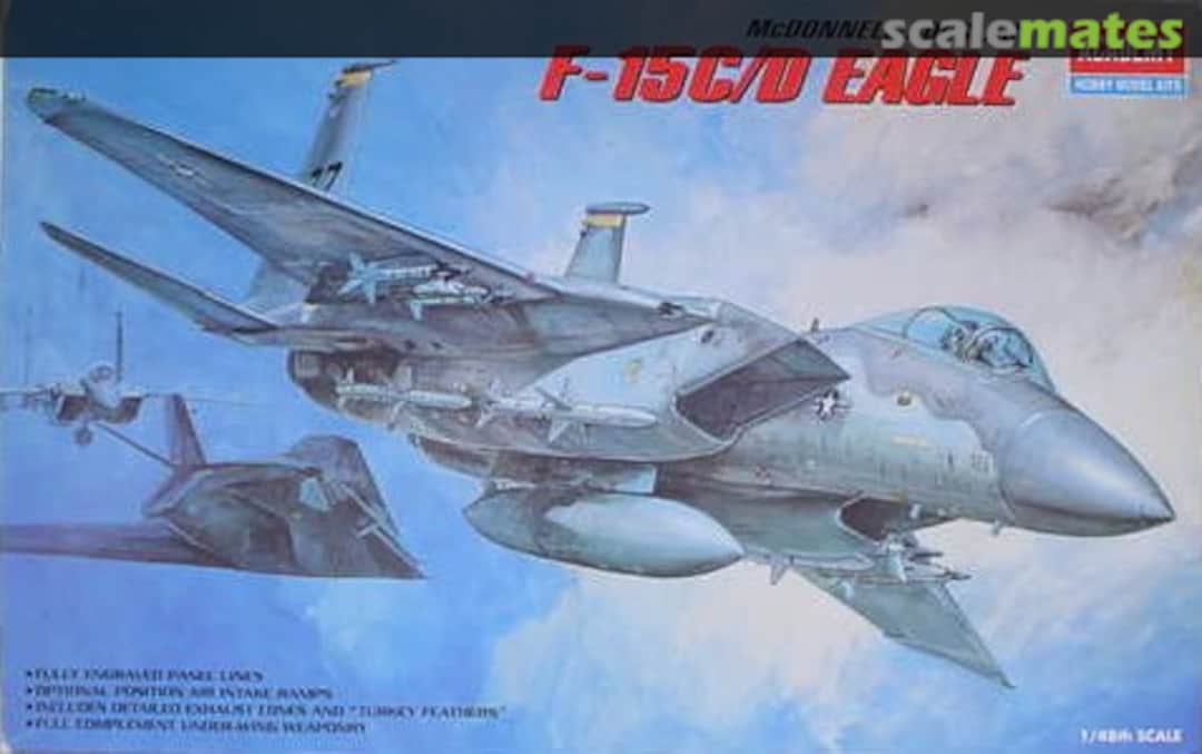 Boxart McDonnell Douglas F-15 C/D Eagle 1685 Academy Boxart McDonnell Douglas F-15 C/D Eagle 1685 Academy