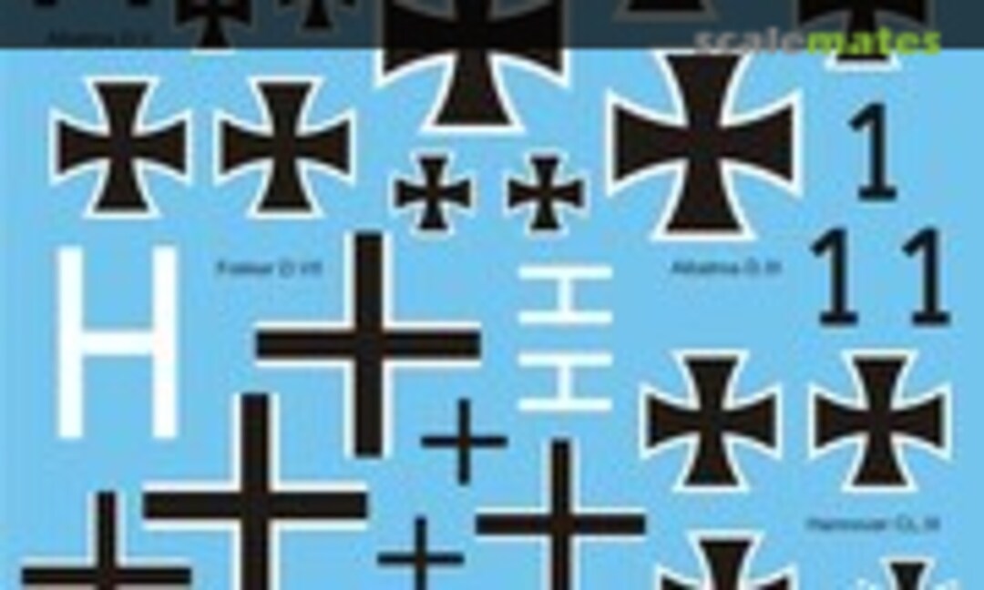 1:48 Decals - Imperial German Air Service (Blackbird Models BMD48001)
