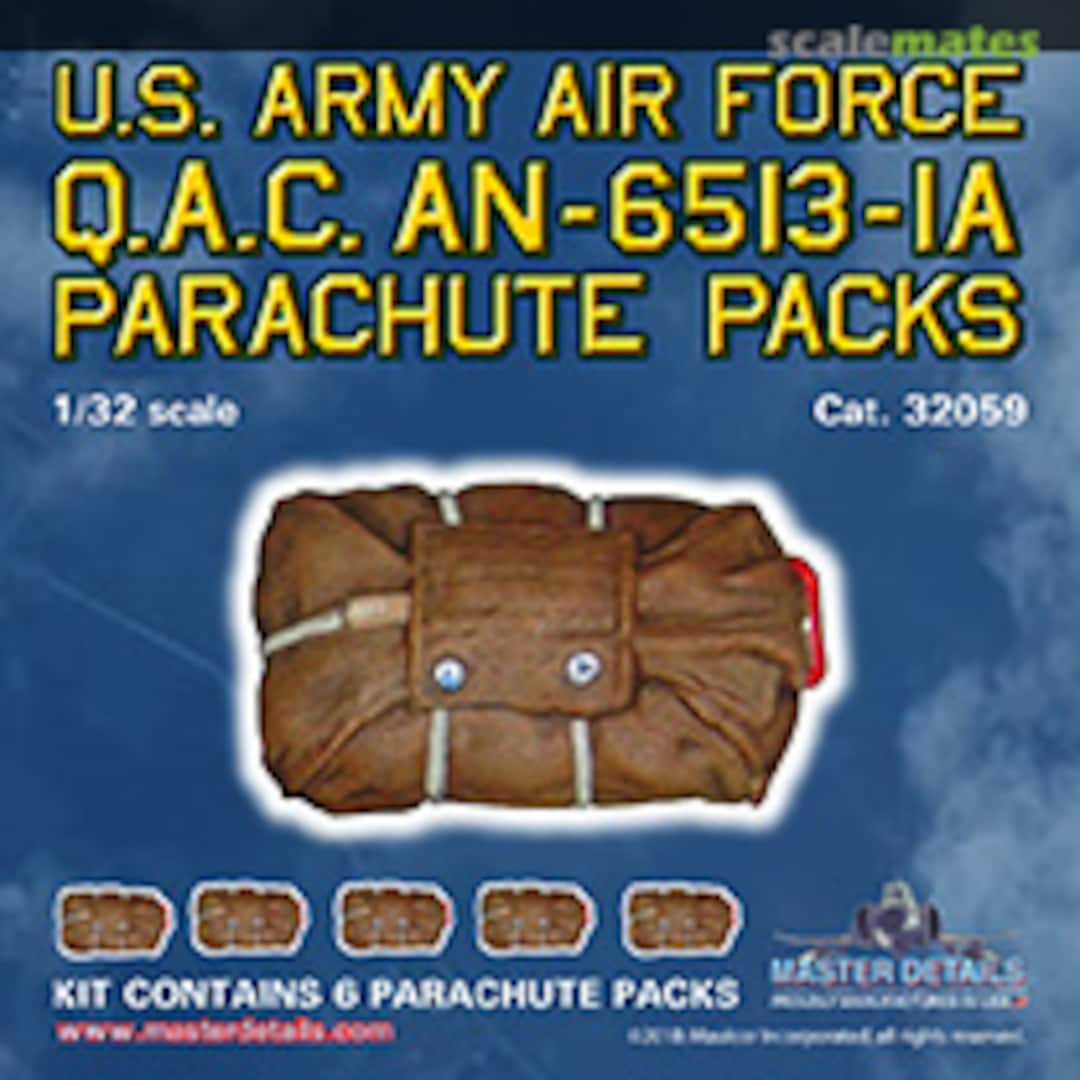 Boxart Q.A.C. AN-6513-IA Parachutes (X6) 32059 Master Details Boxart Q.A.C. AN-6513-IA Parachutes (X6) 32059 Master Details