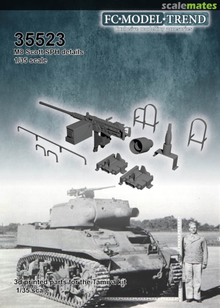 Boxart M8 Scott SPH details 35523 FC Model Trend Boxart M8 Scott SPH details 35523 FC Model Trend