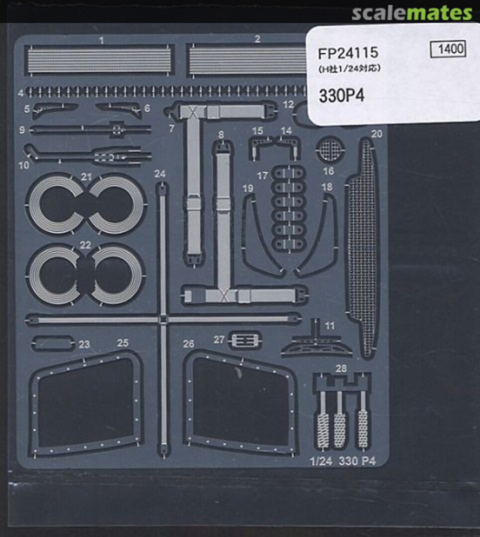 Boxart Ferrari 330 P4 - PE Detail Set ST27-FP24115 Studio27 Boxart Ferrari 330 P4 - PE Detail Set ST27-FP24115 Studio27