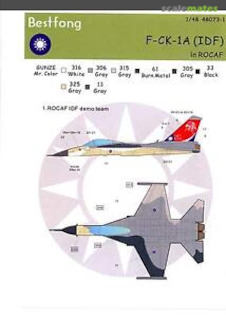 Boxart F-CK-1A (IDF) on ROCAF 48073 Bestfong