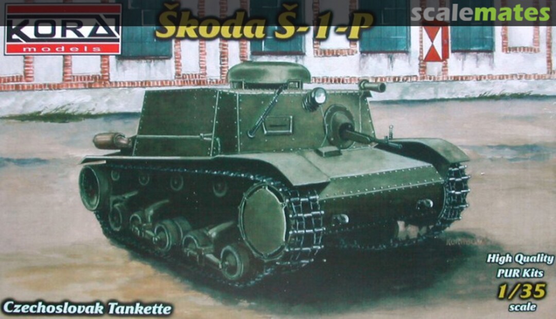 Boxart Škoda Š-1-P A3509 Kora Models Boxart Škoda Š-1-P A3509 Kora Models