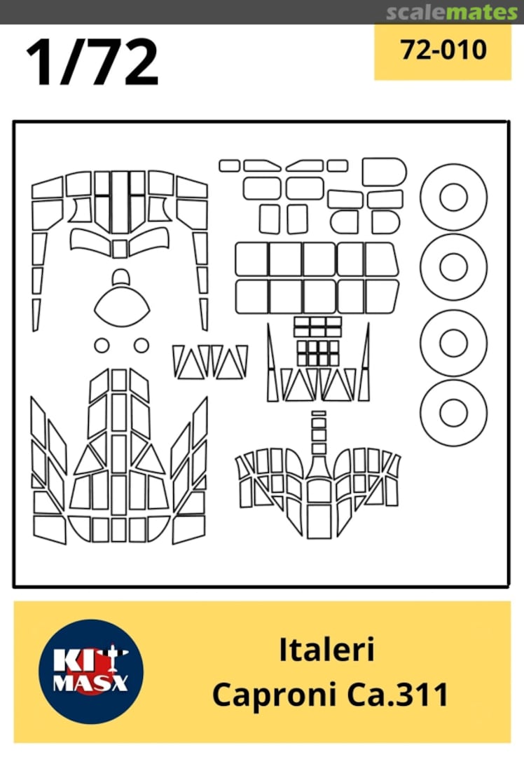 Boxart Caproni Ca.311 72-010 Kit Masx Boxart Caproni Ca.311 72-010 Kit Masx