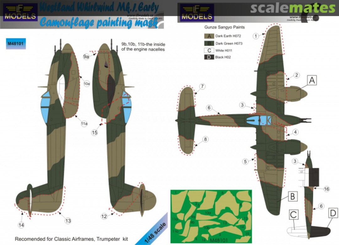 Boxart Westland Whirlwind Mk.I Early M48101 LF Models Boxart Westland Whirlwind Mk.I Early M48101 LF Models