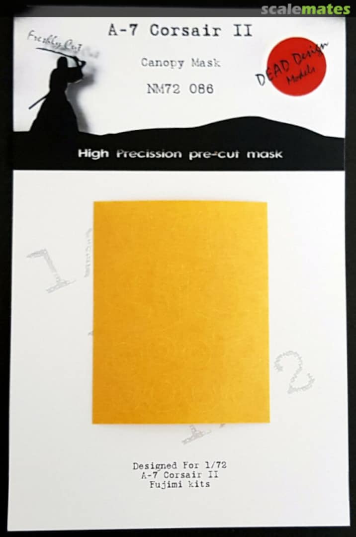 Boxart A-7 Corsair II - Canopy Mask NM72086 DEAD Design Models Boxart A-7 Corsair II - Canopy Mask NM72086 DEAD Design Models