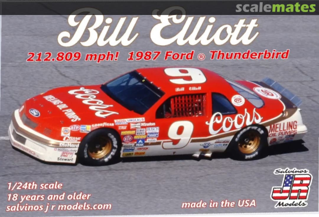 Boxart 1987 Ford Thunderbird BEF1987T Salvinos JR Models Boxart 1987 Ford Thunderbird BEF1987T Salvinos JR Models