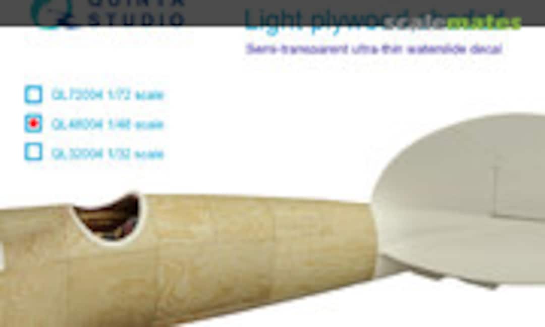 1:48 Light plywood, shaded (Quinta Studio QL48004) QL48004