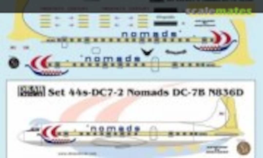 1:144 Nomads DC-7B (Draw Decal 44-DC7-2) 44-DC7-2