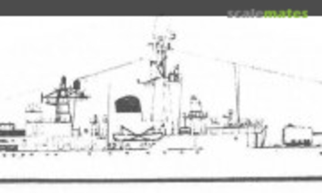 1:72 HMAS Yarra F07 (As Built) (APS Models 7206) 7206