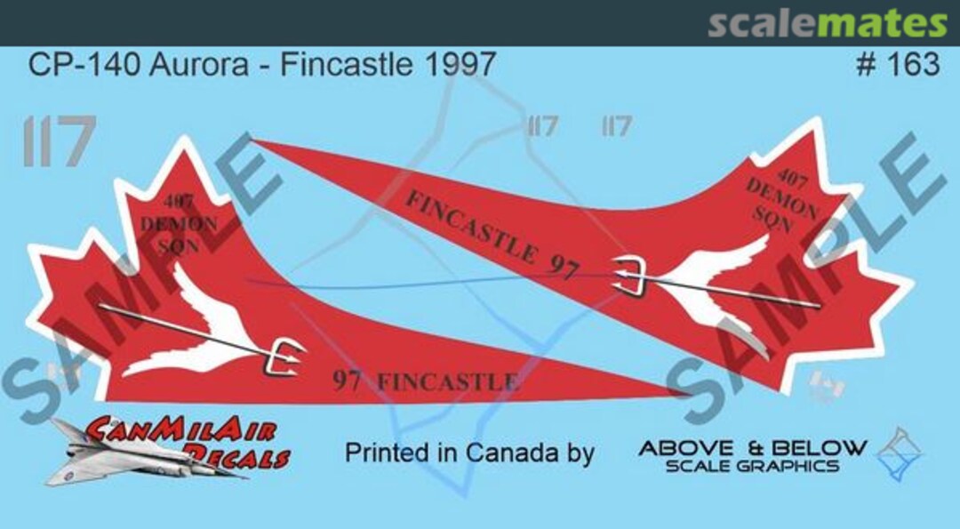 Boxart Lockheed CP-140 Aurora - Fincastle Markings 163 Above & Below Graphics Boxart Lockheed CP-140 Aurora - Fincastle Markings 163 Above & Below Graphics