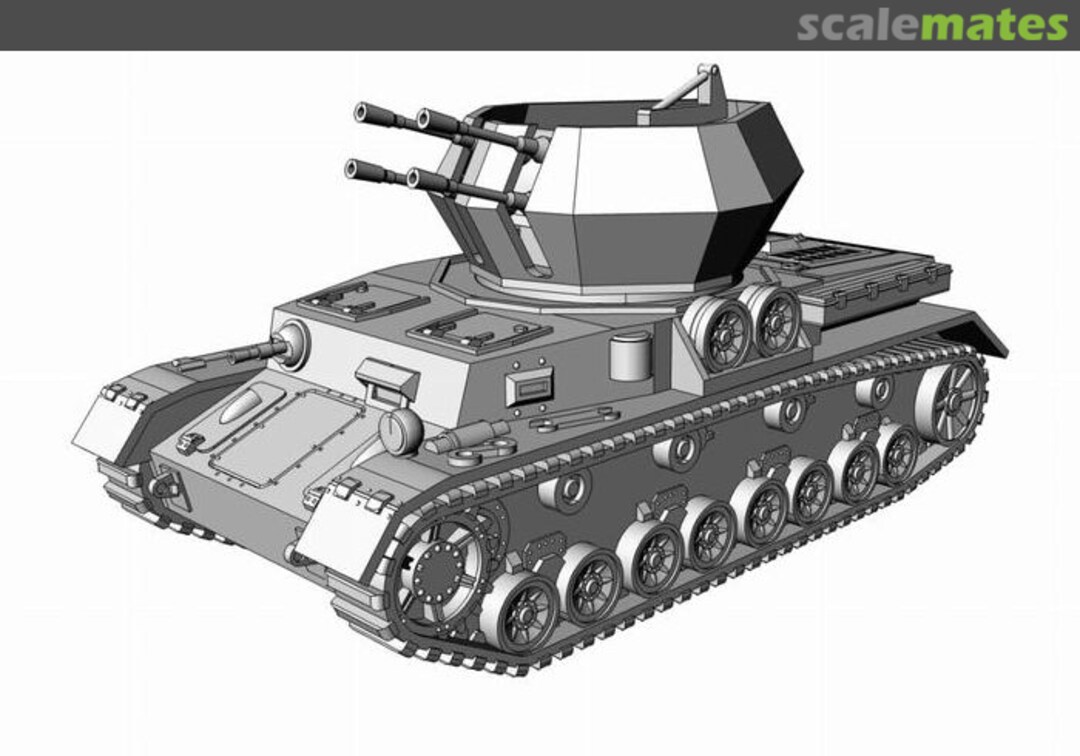 Boxart Flakpanzer IV Wirbelwind 72011236 EMP3d Boxart Flakpanzer IV Wirbelwind 72011236 EMP3d