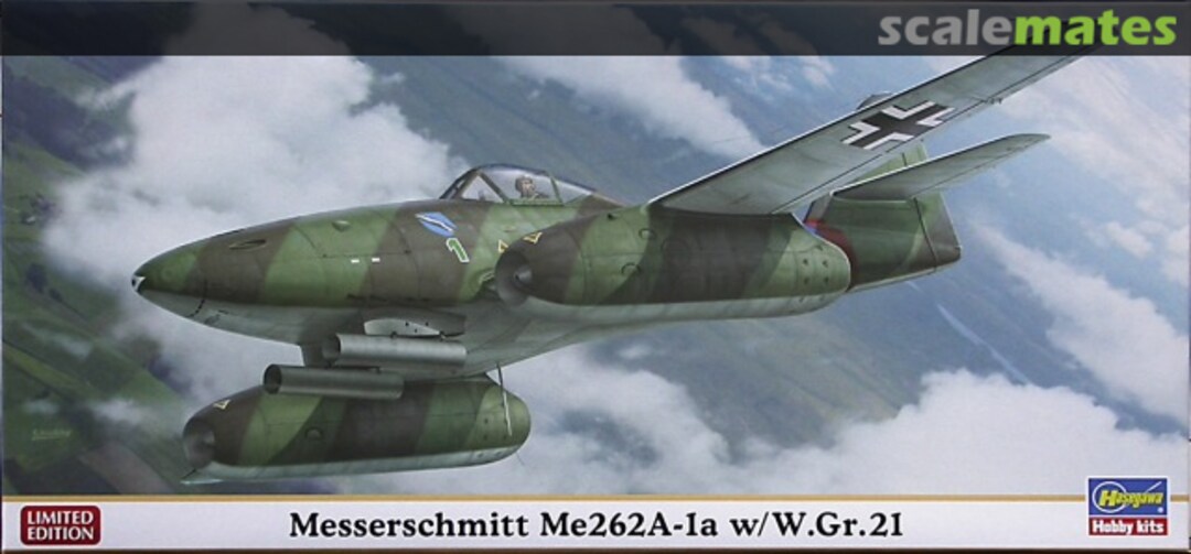 Boxart Messerschmitt Me262A-1a w/W.Gr.21 02021 Hasegawa Boxart Messerschmitt Me262A-1a w/W.Gr.21 02021 Hasegawa