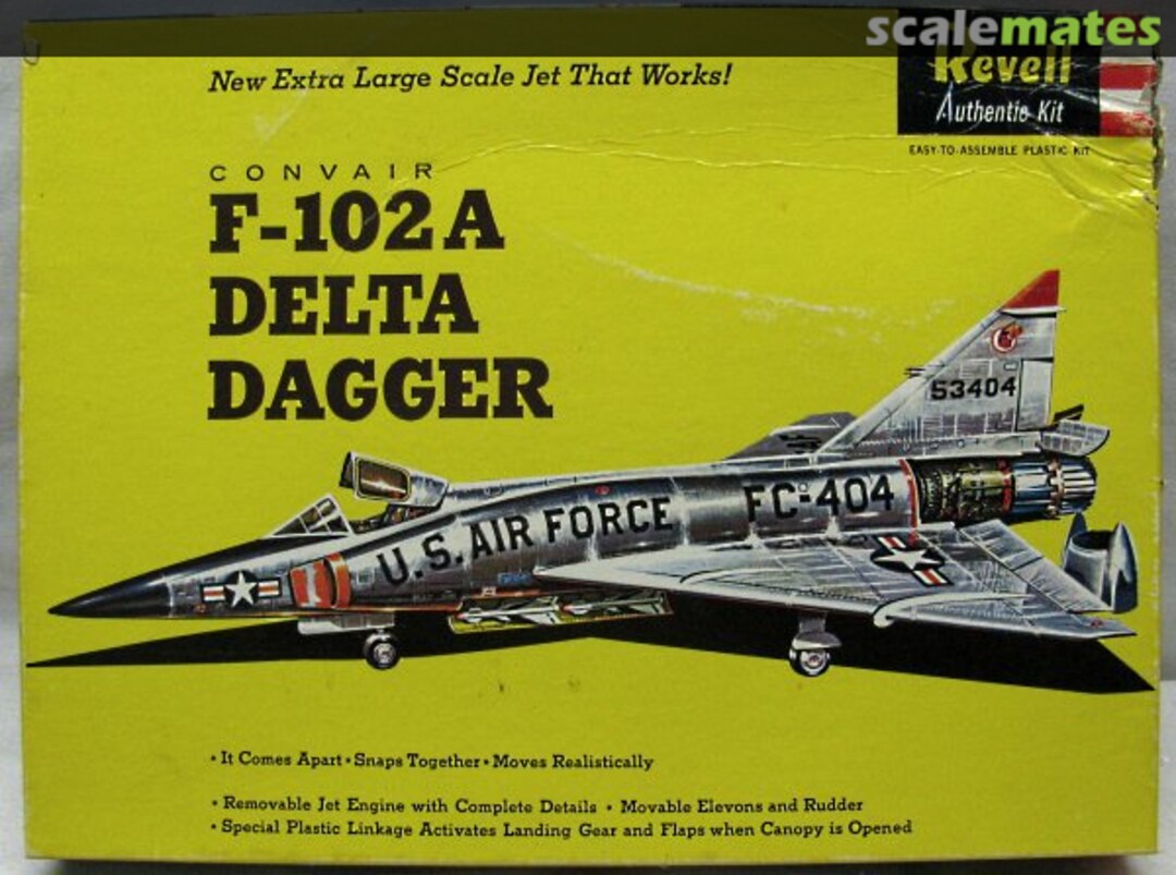 Boxart Convair F-102A Delta Dagger H281-200 Revell (Great Britain) Boxart Convair F-102A Delta Dagger H281-200 Revell (Great Britain)