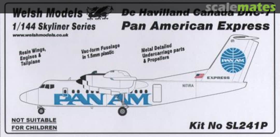 Boxart de Havilland-Canada DHC-7 Dash 7 - Pan Am Express SL241P Welsh Models Boxart de Havilland-Canada DHC-7 Dash 7 - Pan Am Express SL241P Welsh Models