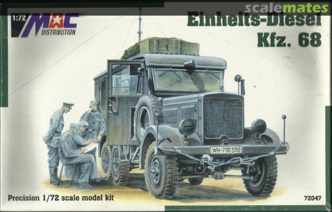Boxart Kfz. 68 Einheits-Diesel 72047 MAC Distribution