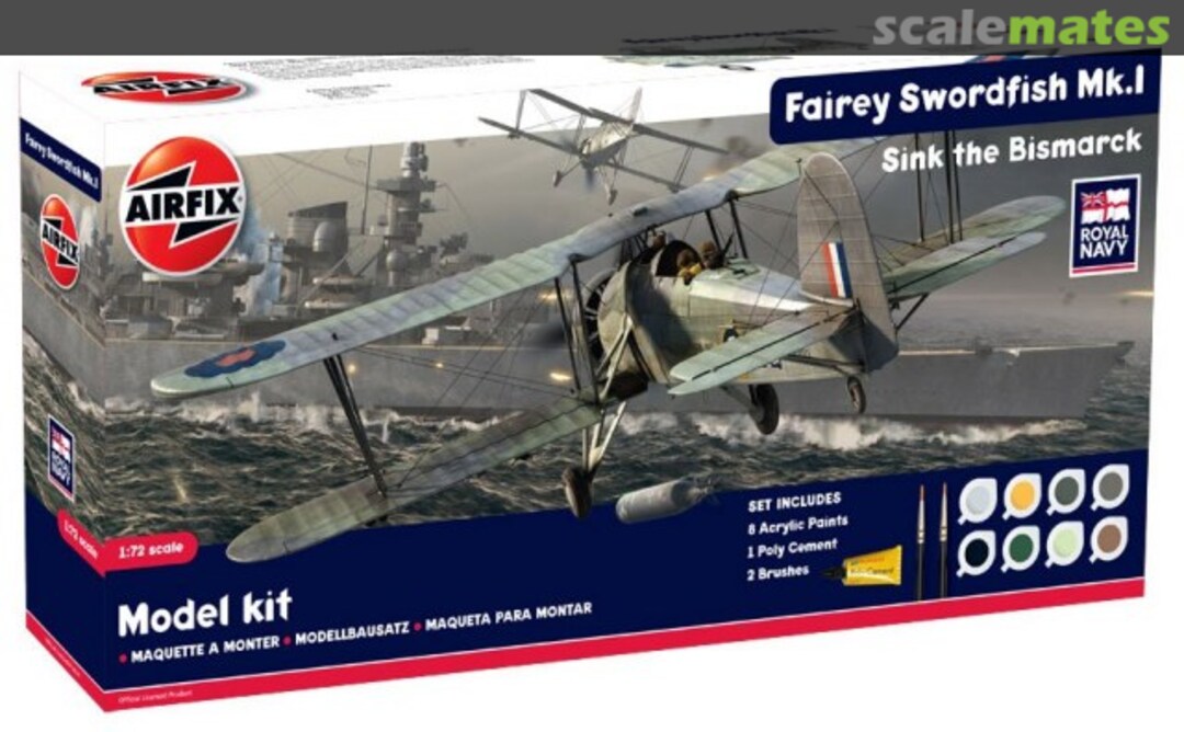 Boxart Fairey Swordfish Mk.1 A50133 Airfix Boxart Fairey Swordfish Mk.1 A50133 Airfix