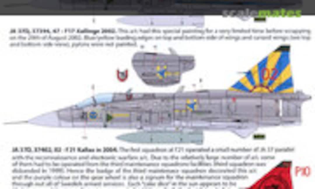 1:48 JA 37/D/Di Saab Viggen (Moose Republic Decals 48011) 48011