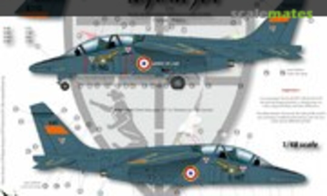 1:48 Alphajet E "ETO" (Cazaux, BA 120) (FFSMC Productions P_48-008) P_48-008