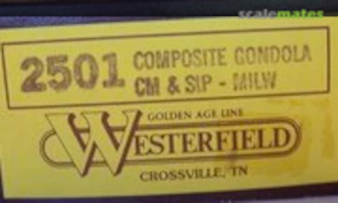 1:87 CMStP&P (Milwaukee Road) composite gondola car (Westerfield Models 2501)