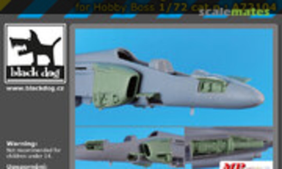 1:72 T-4 Trainer - Engine + electronics (Black Dog A72104) A72104