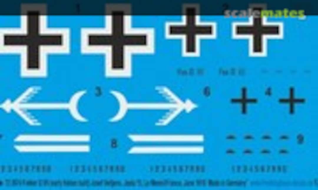 1:72 Fokker D.VII (early Fokker built), Josef Veltjens, Jasta 15, Mesnil/France, June 1918 (Peddinghaus-Decals 72 3974) 72 3974