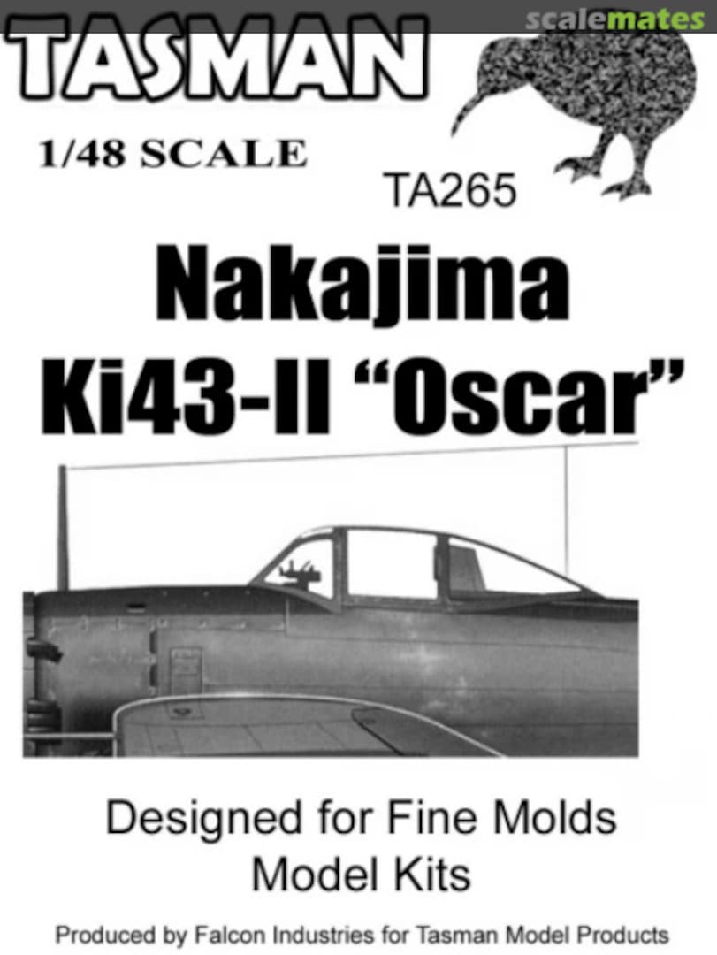 Boxart Nakajima Ki43-II "Oscar" TA265 Tasman Model Products Boxart Nakajima Ki43-II "Oscar" TA265 Tasman Model Products