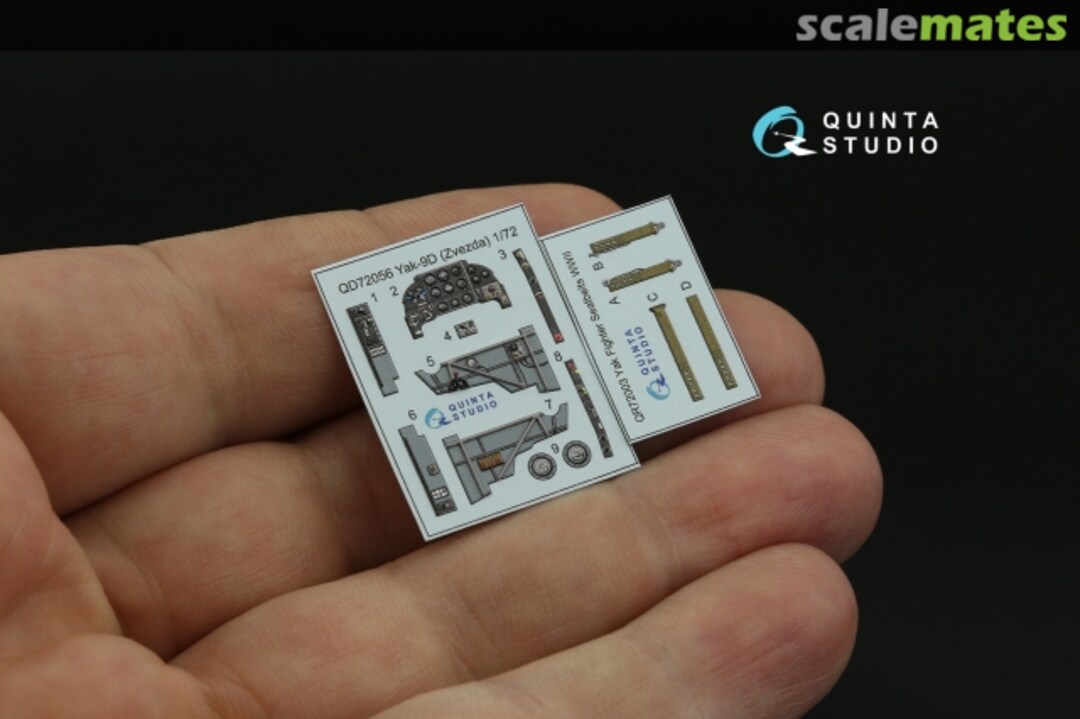 Contents Yak-9D interior 3D decals QD72056 Quinta Studio Contents Yak-9D interior 3D decals QD72056 Quinta Studio