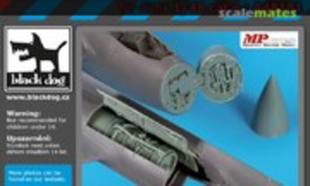 1:48 Blackburn Buccaneer - Right Engine + Radar (Black Dog A48181) A48181