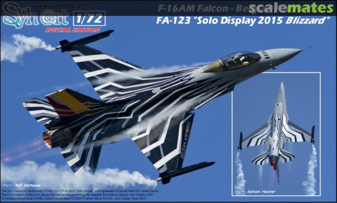 Boxart F-16AM Falcon - Belgian Air Force FA-123 "Solo Display 2015" Syhart Boxart F-16AM Falcon - Belgian Air Force FA-123 "Solo Display 2015" Syhart