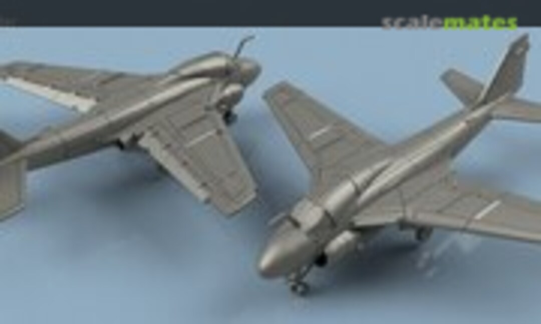 1:400 Grumann A-6 E Intruder unfolded wings (5 planes) (L'Arsenal 3D400172)