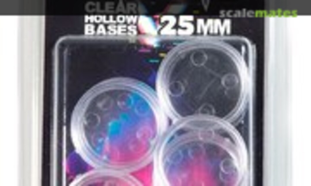 No CLEAR HOLLOW BASES 25 mm x 10 units (AK Interactive AK 1112) AK 1112