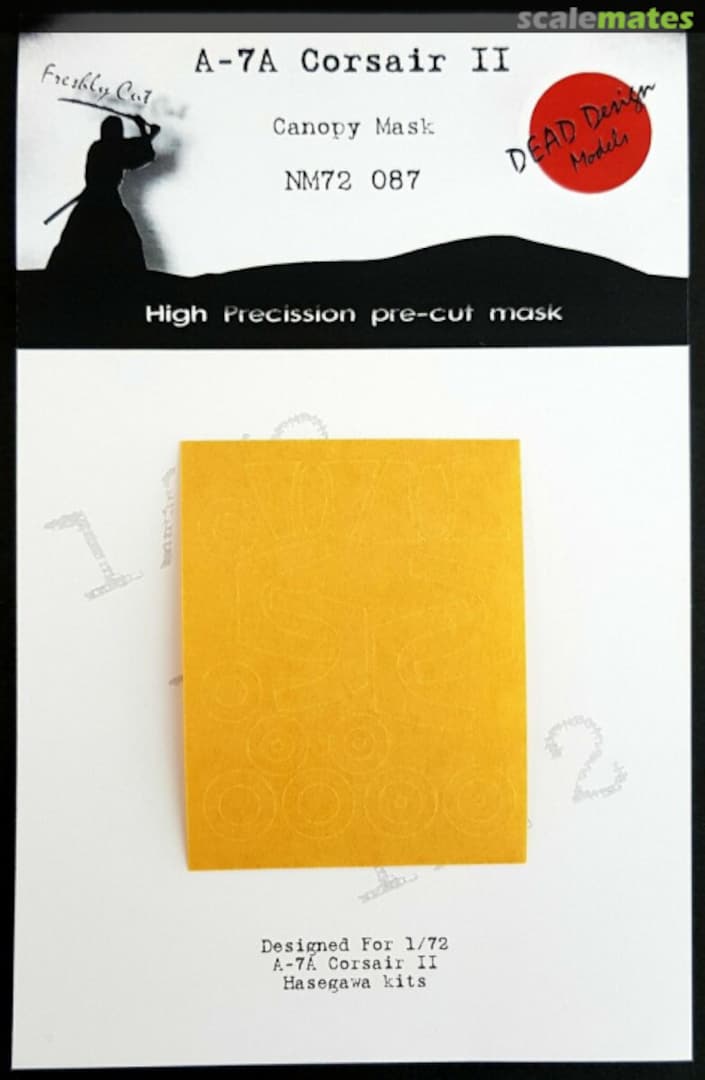 Boxart A-7A Corsair II - Canopy Mask NM72087 DEAD Design Models Boxart A-7A Corsair II - Canopy Mask NM72087 DEAD Design Models