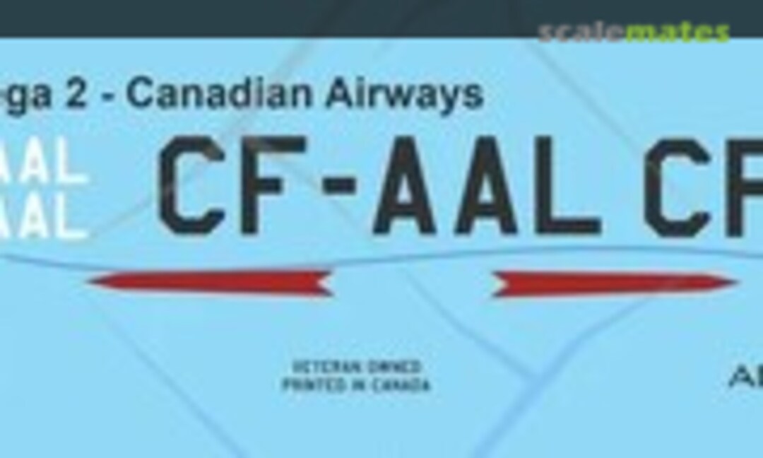 1:48 Lockheed Vega 2 (Above & Below Graphics 2127) 2127