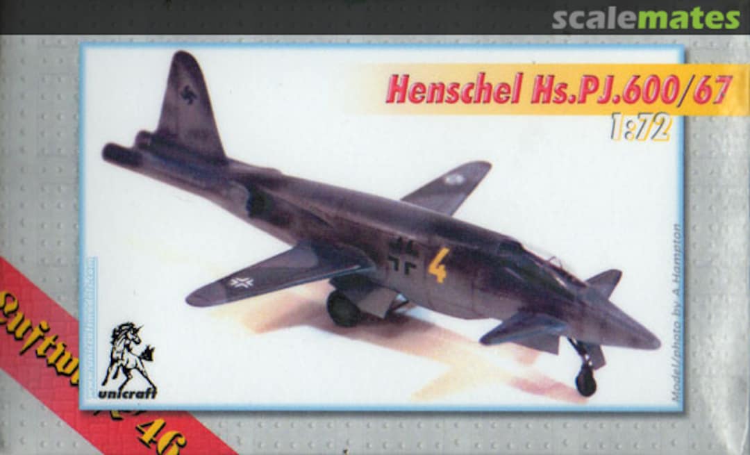 Boxart Henschel Hs.PJ.600/67 Unicraft Models Boxart Henschel Hs.PJ.600/67 Unicraft Models