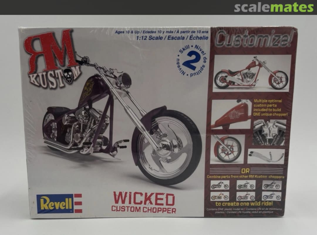 Boxart Wicked Custom Chopper 85-7322 Revell Boxart Wicked Custom Chopper 85-7322 Revell