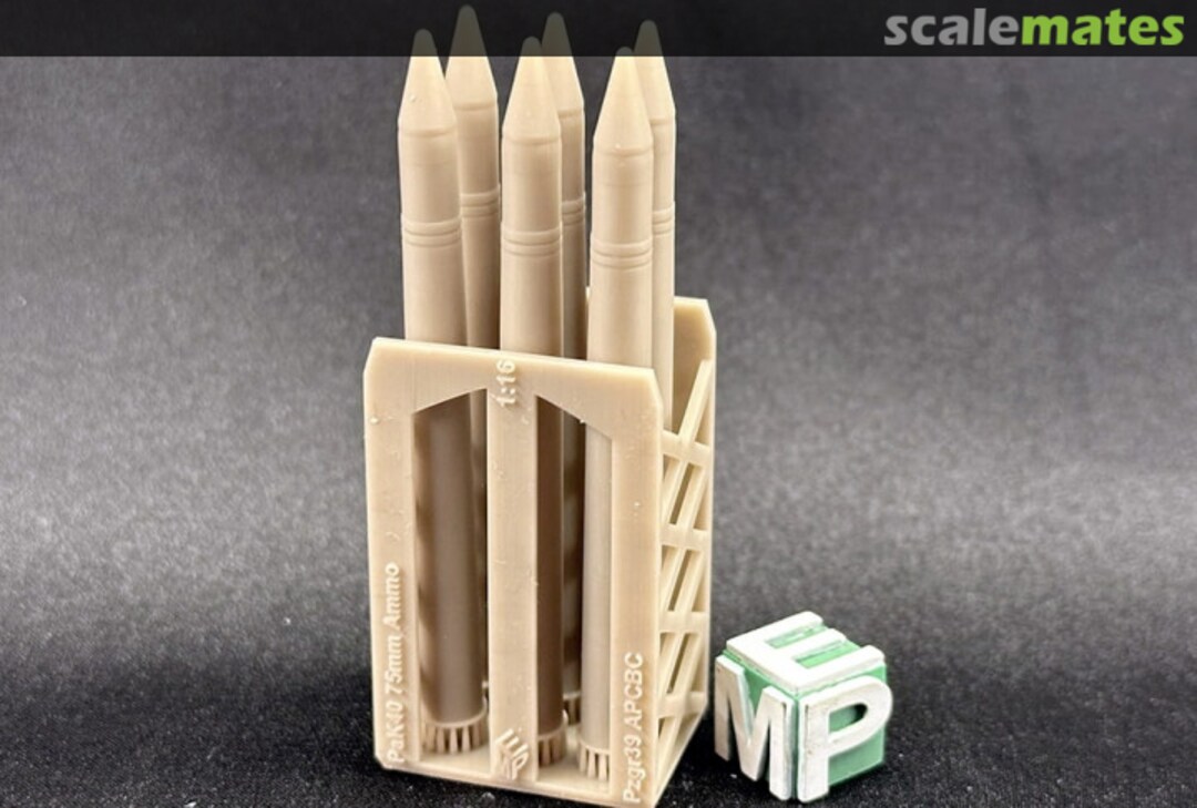 Boxart Ammunition 75mm PaK40 - Pzgr39 APCBC v2 16040492 EMP3d Boxart Ammunition 75mm PaK40 - Pzgr39 APCBC v2 16040492 EMP3d