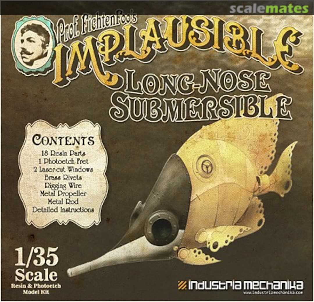 Boxart Implausible Long-Nose Submersible IMFF004 Industria Mechanika