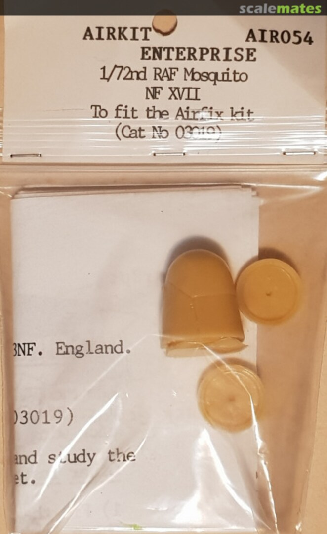 Boxart RAF Mosquito NF XVII AIR054 Airkit Enterprise Boxart RAF Mosquito NF XVII AIR054 Airkit Enterprise