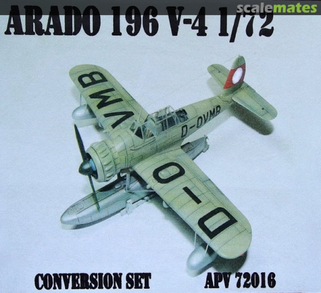 Boxart Arado 196 V-4 APV72016 AP modely Boxart Arado 196 V-4 APV72016 AP modely